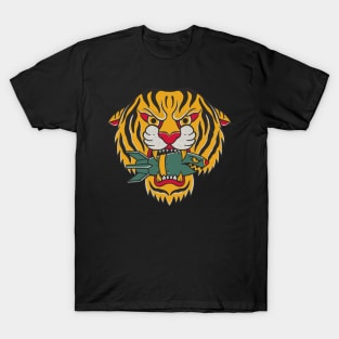 Tiger Traditional Old school tattoo T-Shirt